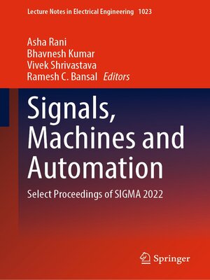 cover image of Signals, Machines and Automation